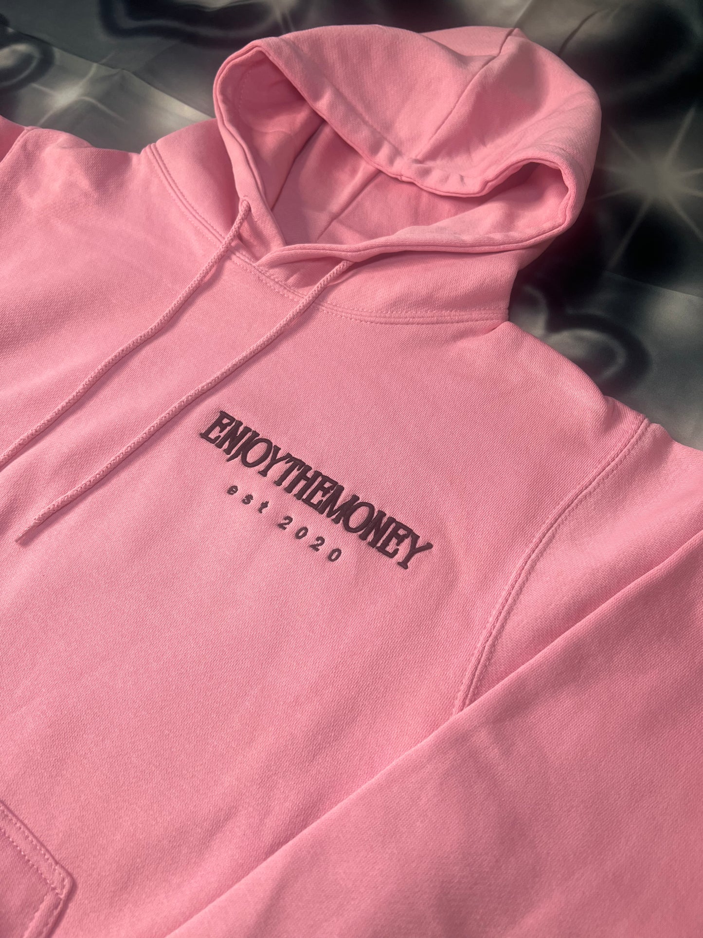 ENJOYING THE MONEY HOODIE(PINK)