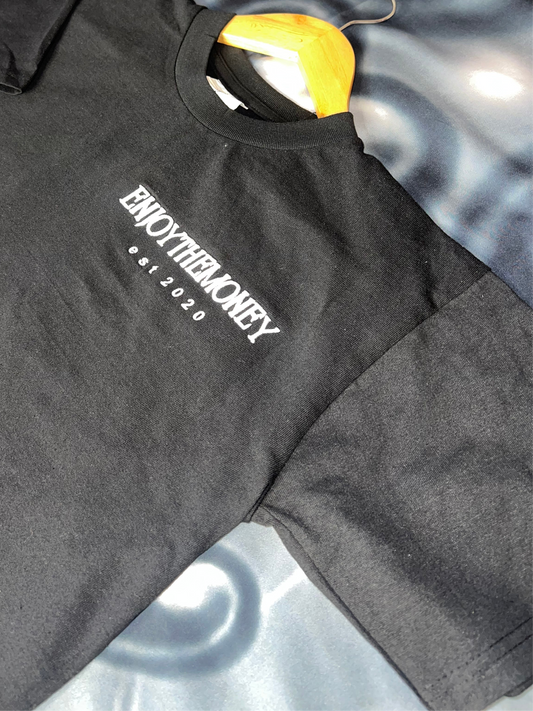 ENJOY THE MONEY GRAPHIC TEE(BLACK)