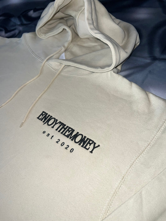 ENJOYING THE MONEY HOODIE(PALE YELLOW)
