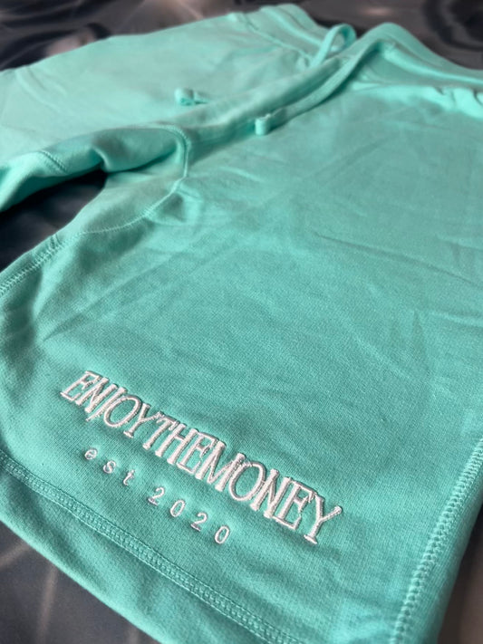ENJOY THE MONEY SHORTS(AQUA)
