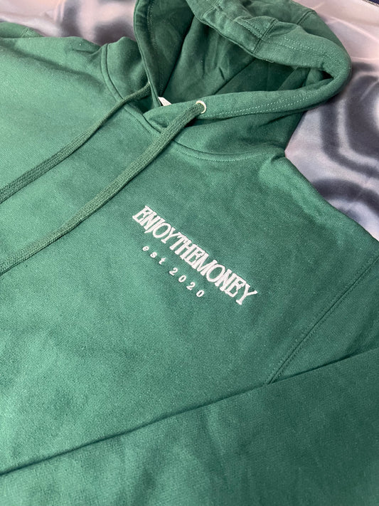 ENJOYING THE MONEY HOODIE(EVERGREEN)