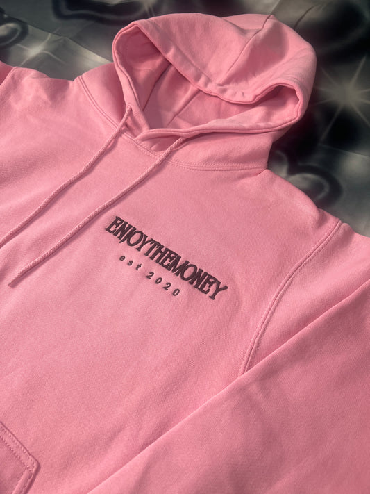 ENJOYING THE MONEY HOODIE(PINK)